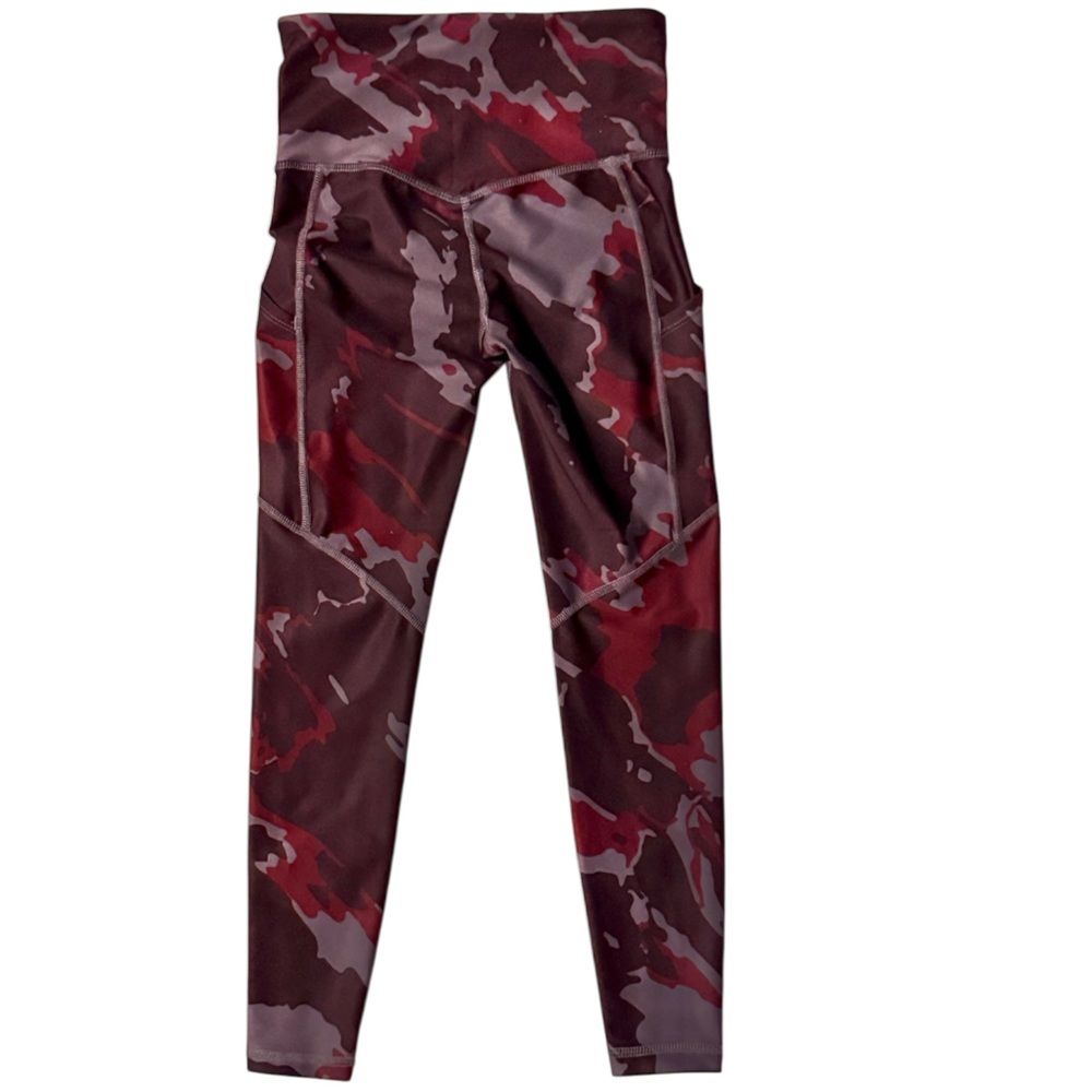 Xersion Ever Ultra 7/8 High-Rise Leggings Atlantic Purple Camo XS